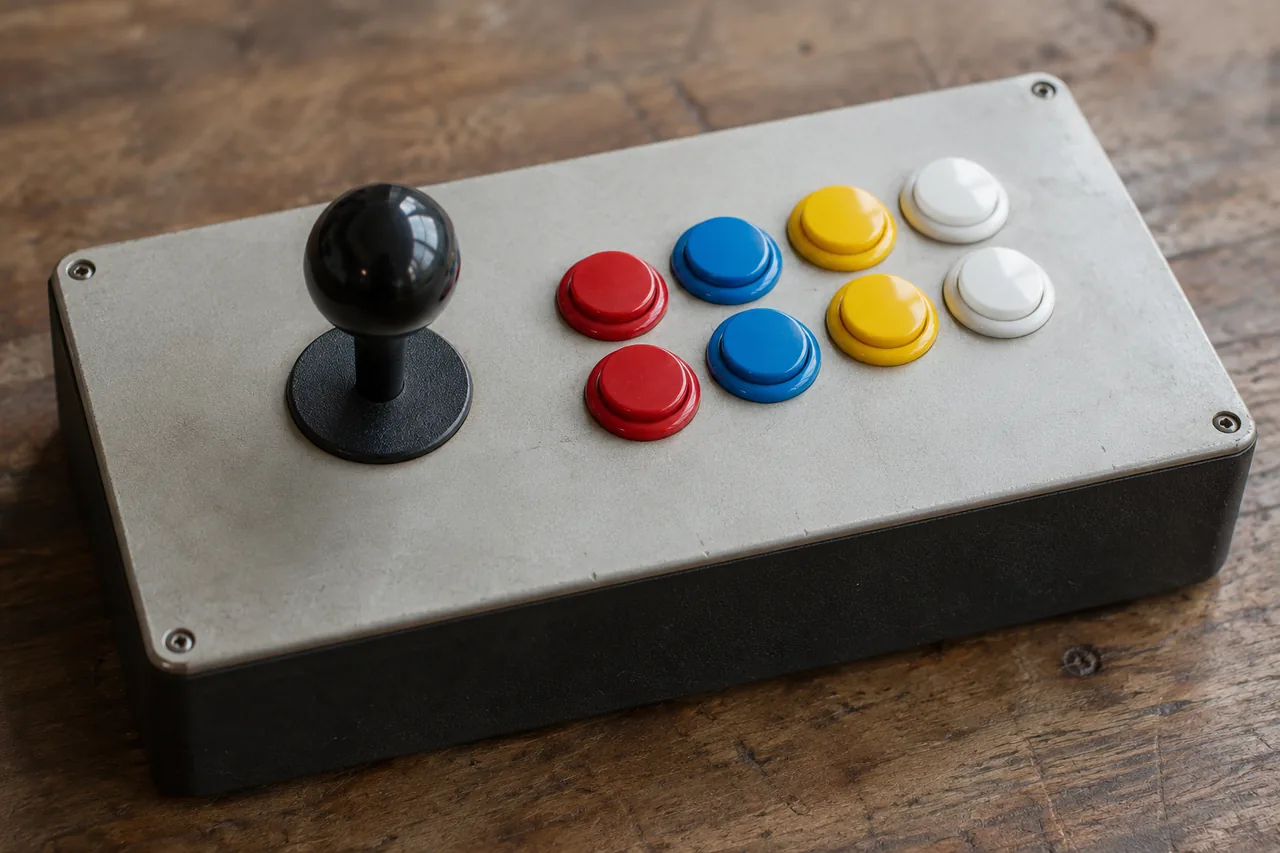 Máy trò chơi arcade — ảnh minh họa AI